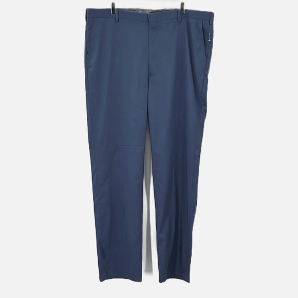 Berle Flat Front Suit Pants in Blue - NWOT - Size 42R - Picture 1 of 6
